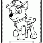 patrulha canina para colorir