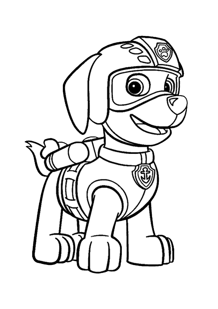 patrulha canina para colorir