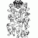 patrulha canina para colorir