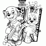 patrulha canina para colorir
