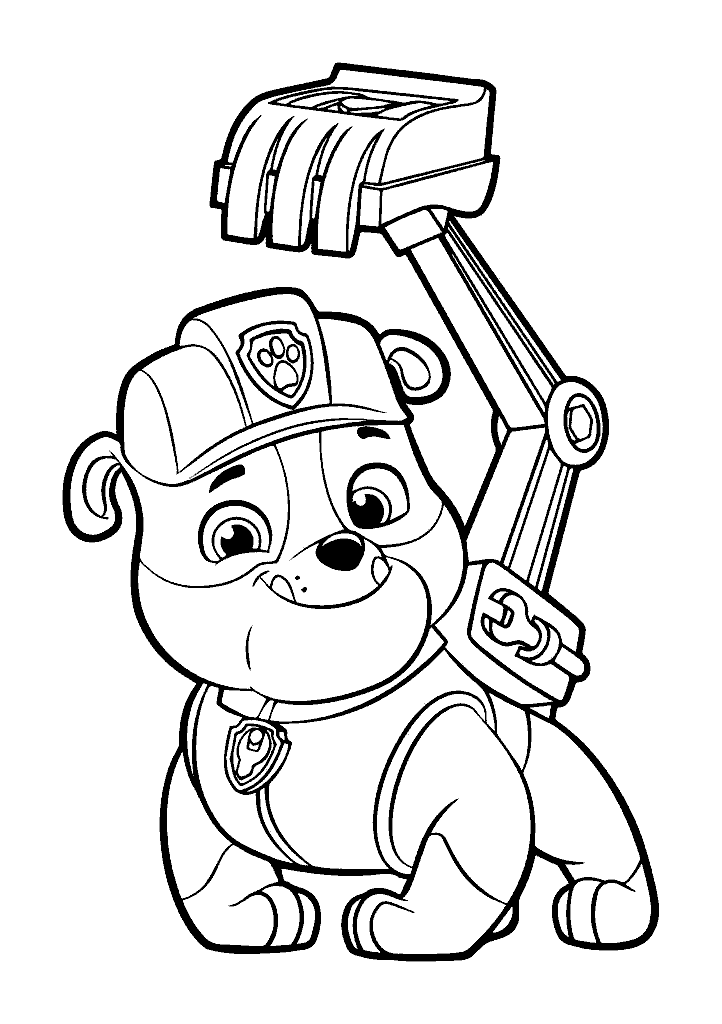 patrulha canina para colorir