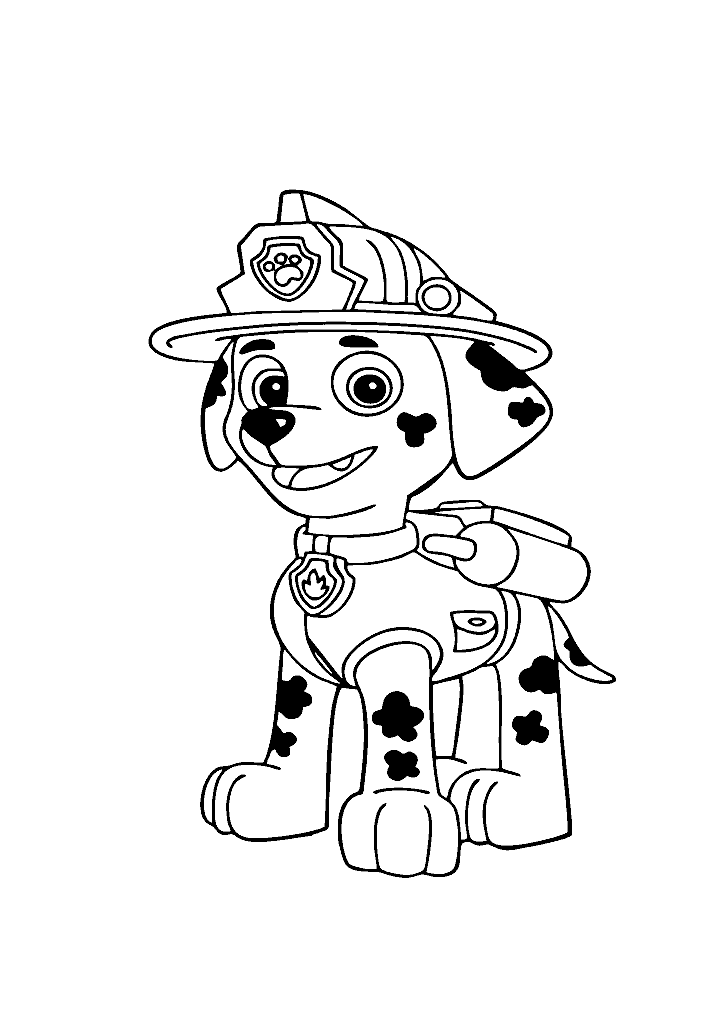 patrulha canina para colorir