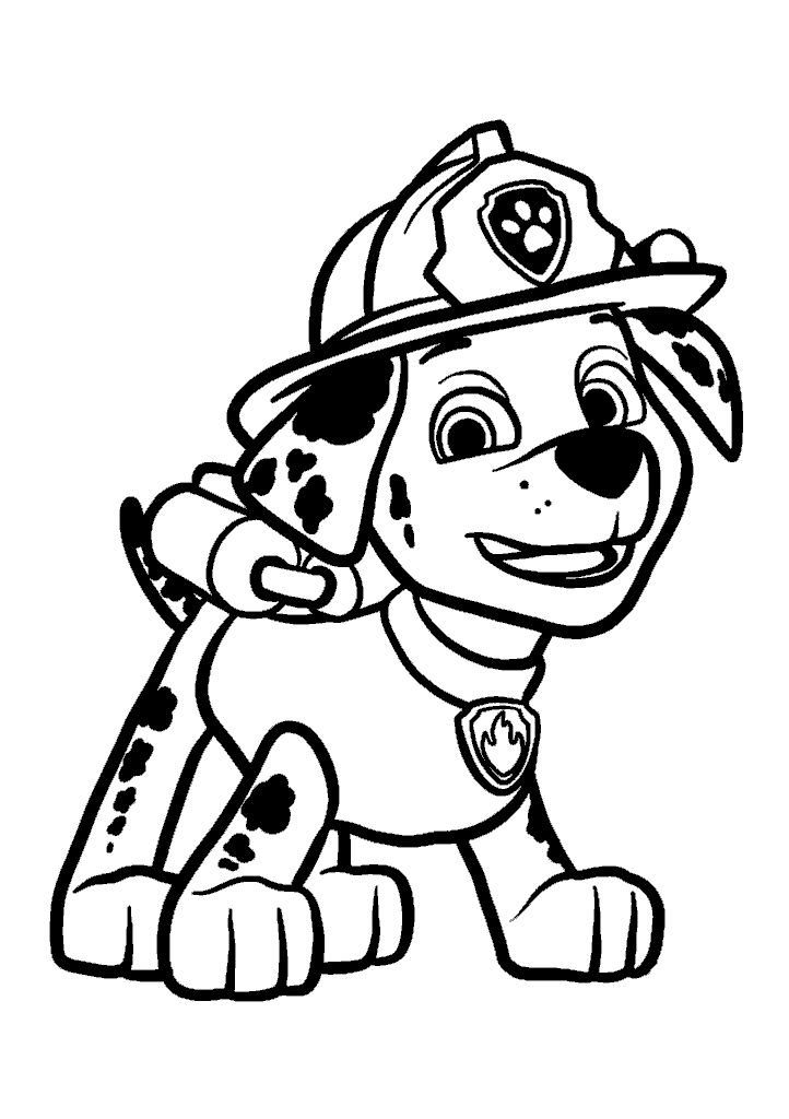 patrulha canina para colorir