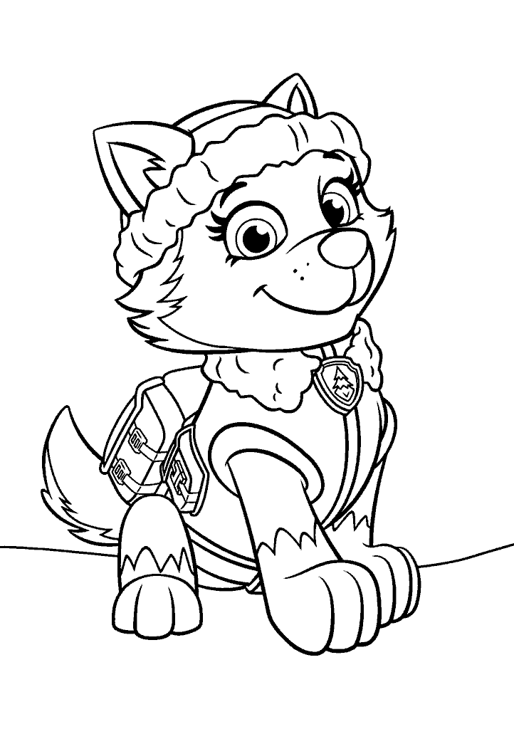 patrulha canina para colorir
