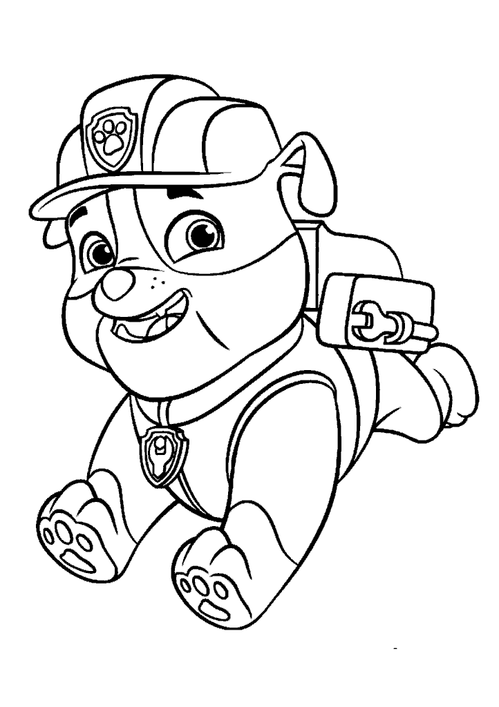 patrulha canina para colorir