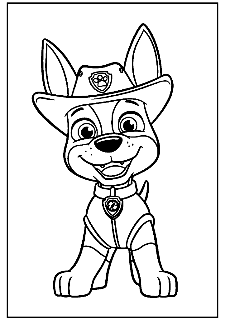 patrulha canina para colorir
