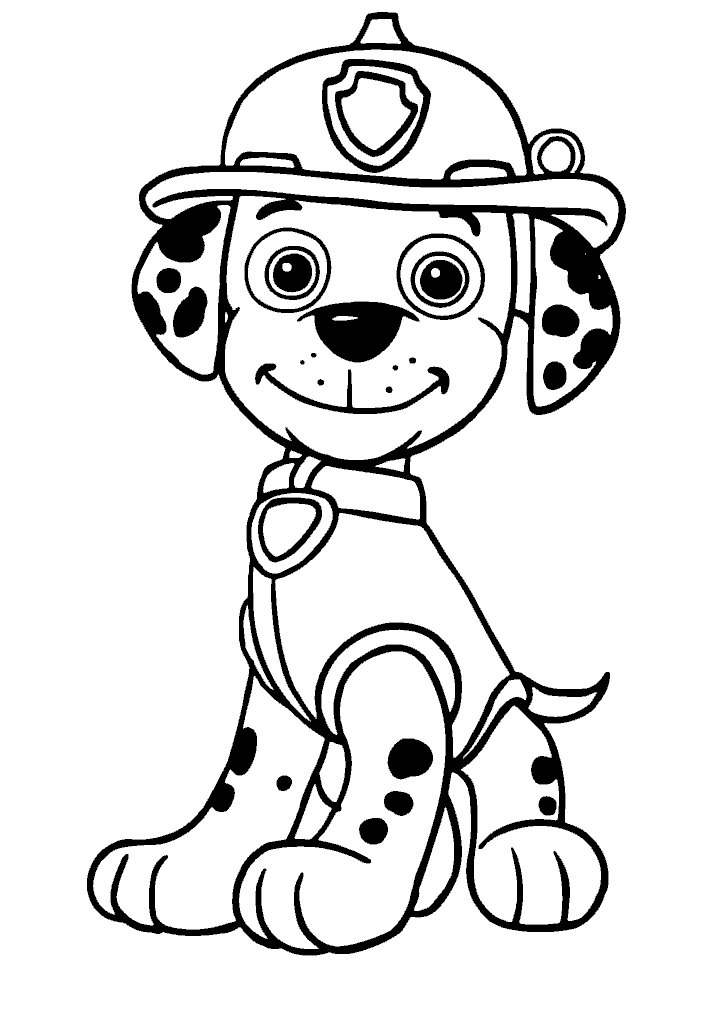 patrulha canina para colorir