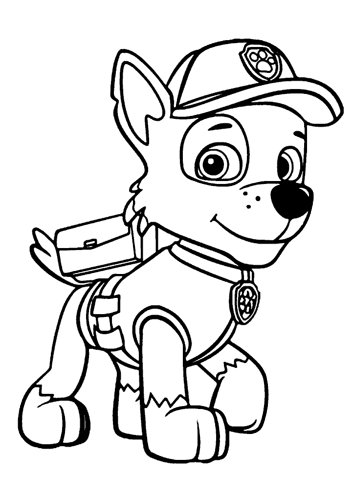 patrulha canina para colorir