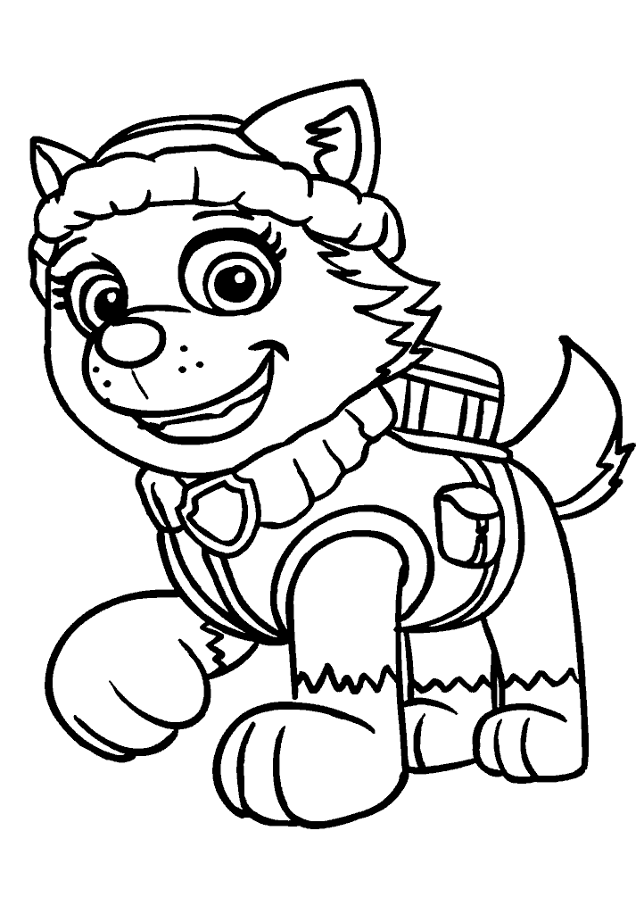 patrulha canina para colorir