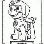 patrulha canina para colorir