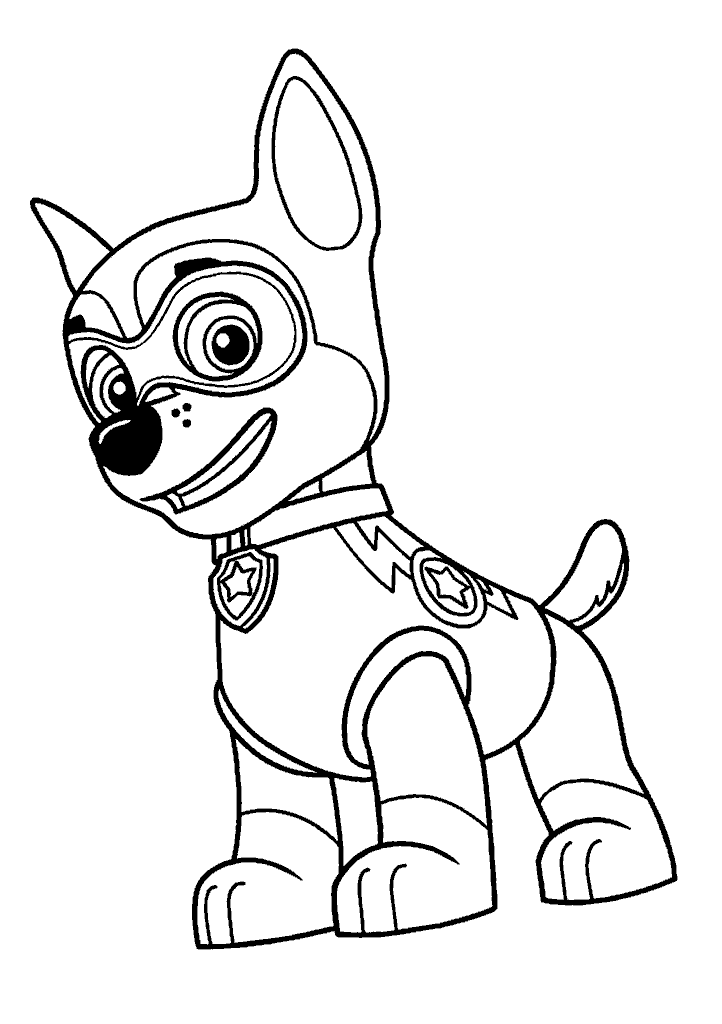 patrulha canina para colorir