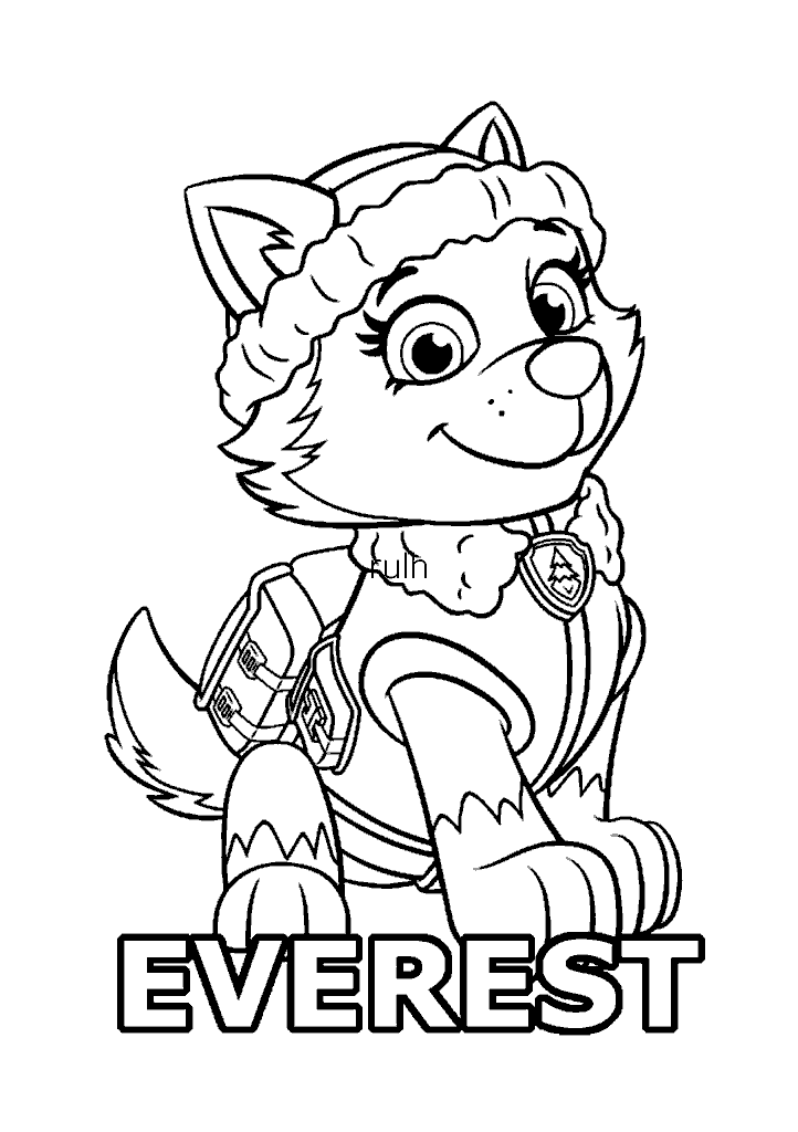 patrulha canina para colorir