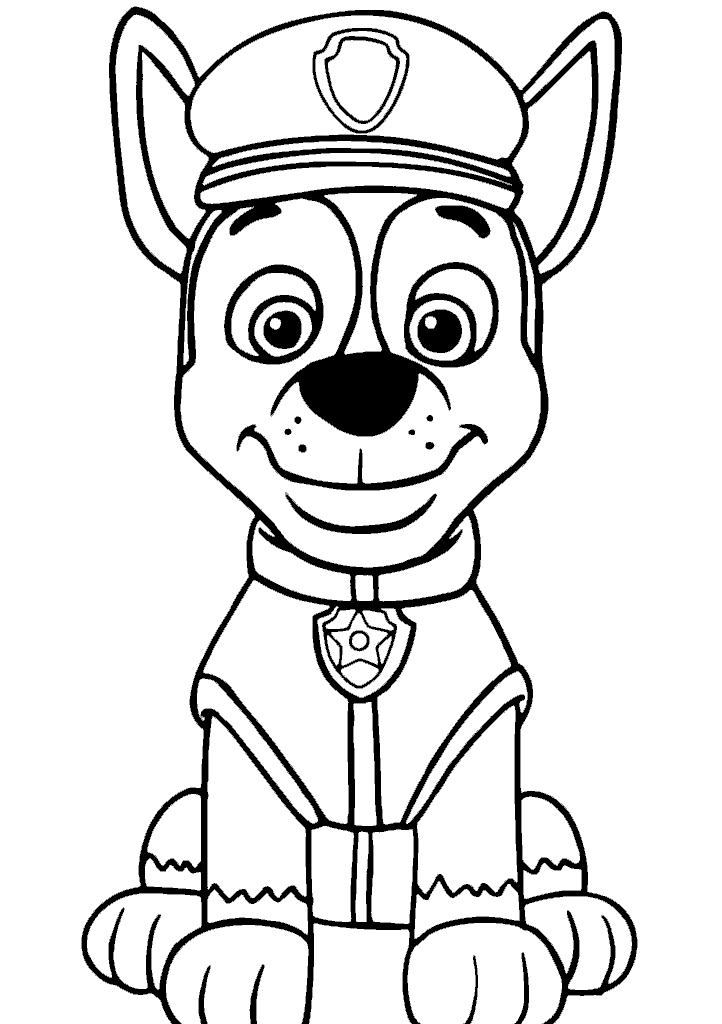 patrulha canina para colorir