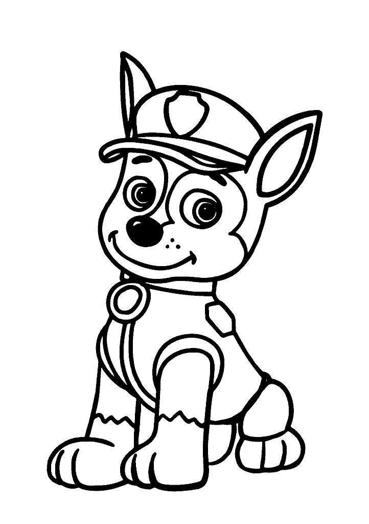 patrulha canina para colorir