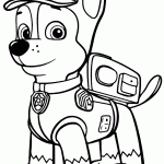 patrulha canina para colorir