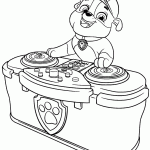patrulha canina para colorir