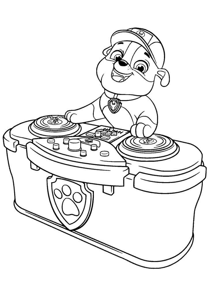 patrulha canina para colorir