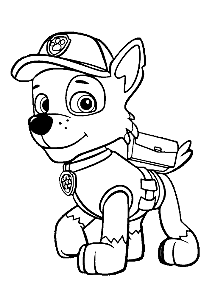 patrulha canina para colorir