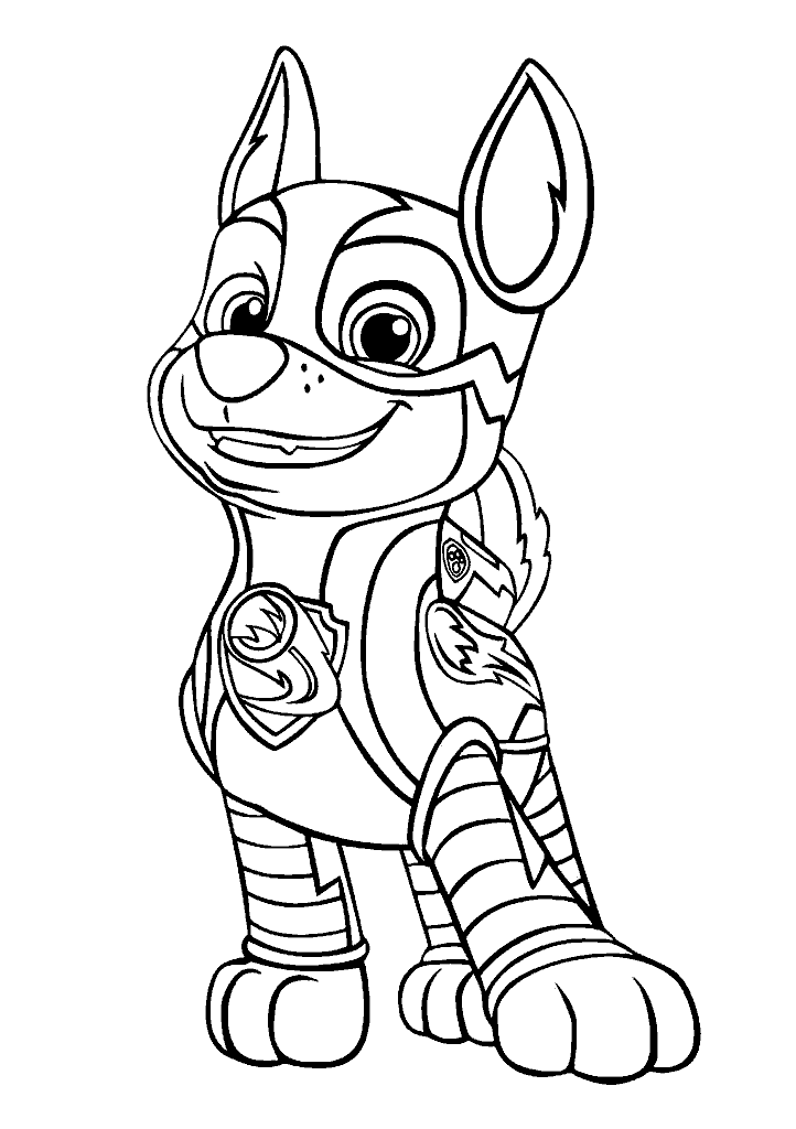 patrulha canina para colorir