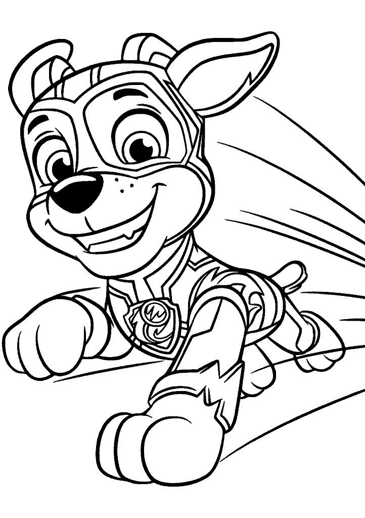 patrulha canina para colorir