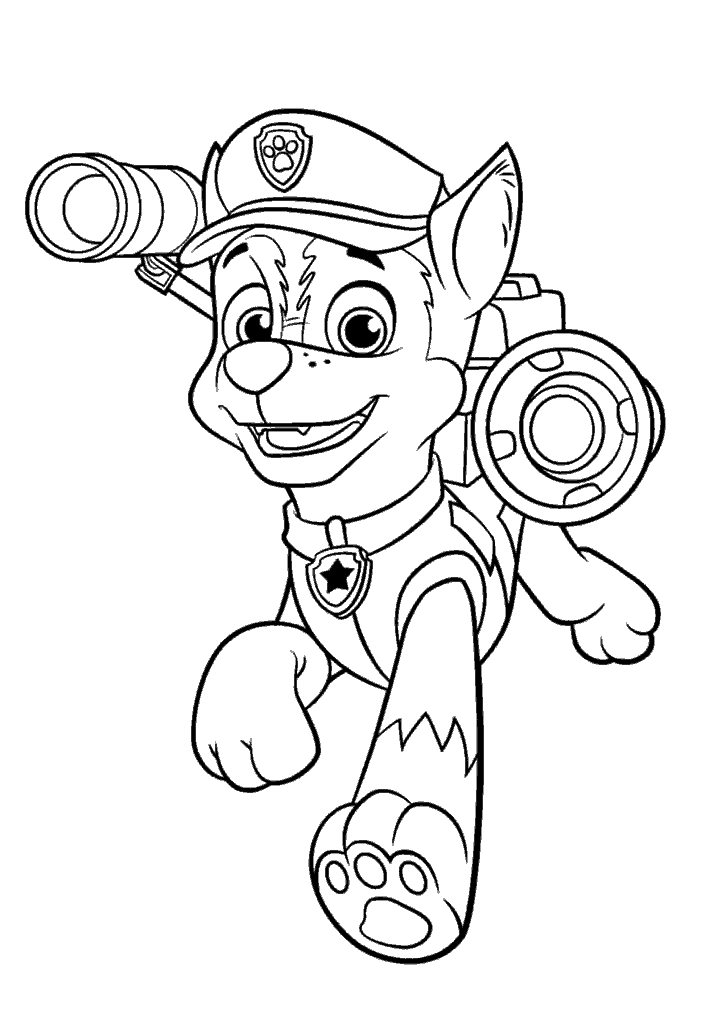 patrulha canina para colorir
