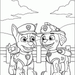 patrulha canina para colorir