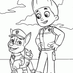 patrulha canina para colorir