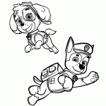 patrulha canina para colorir