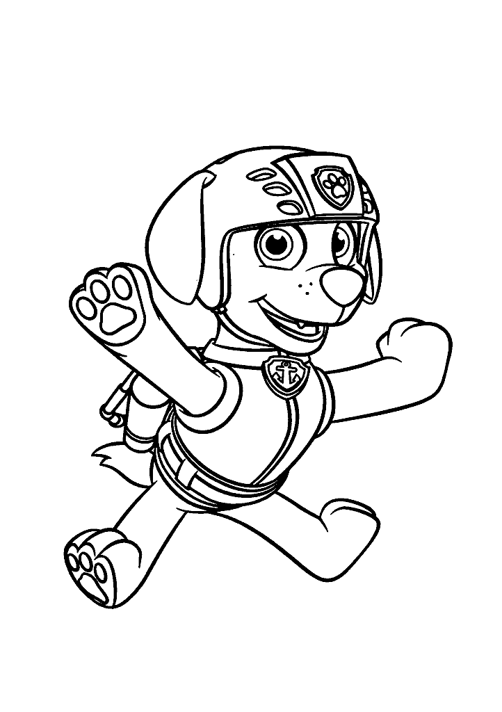 patrulha canina para colorir