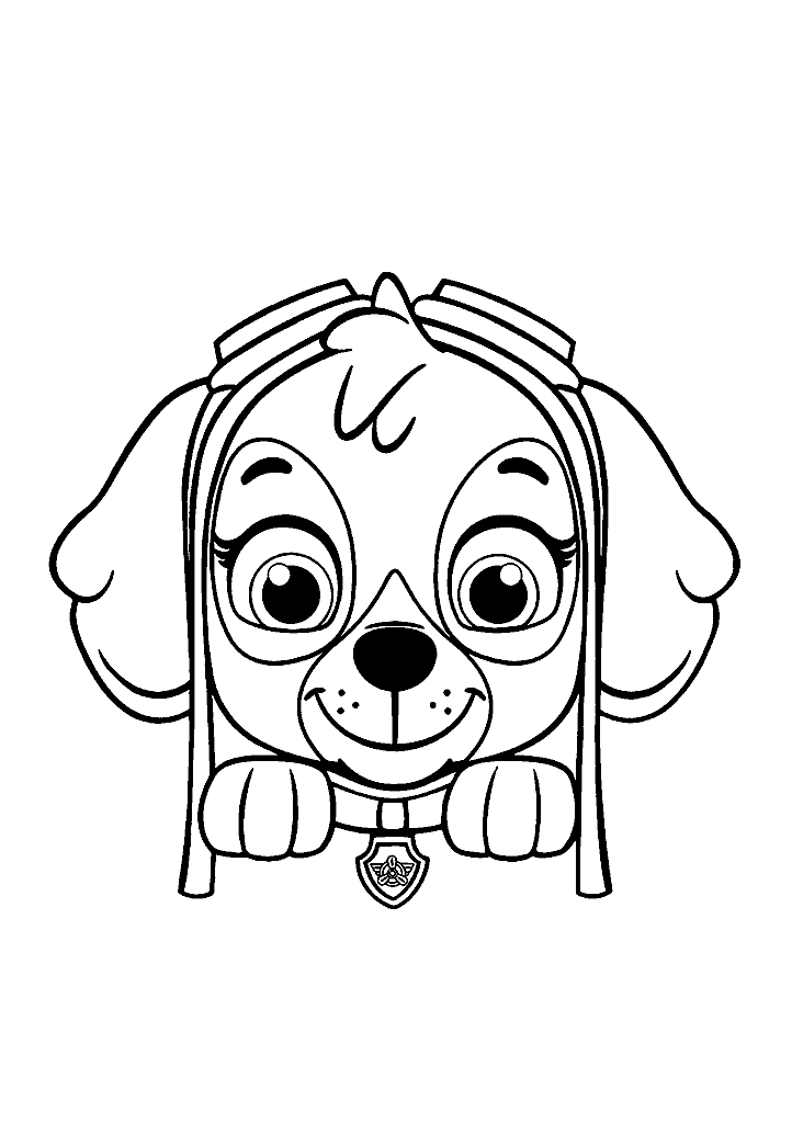 patrulha canina para colorir