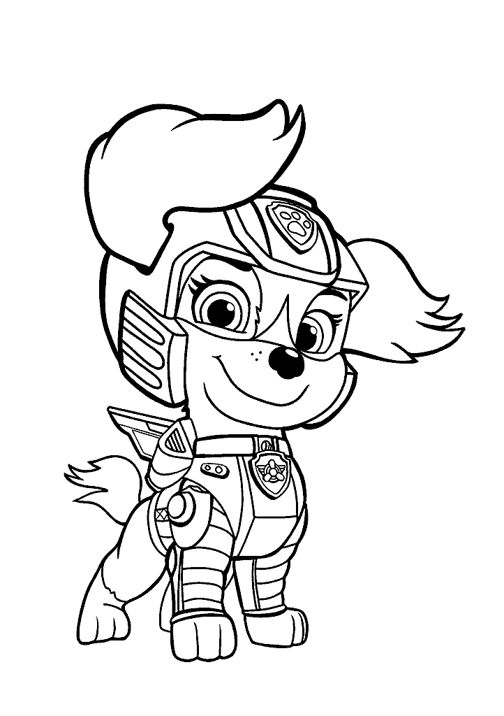 patrulha canina para colorir