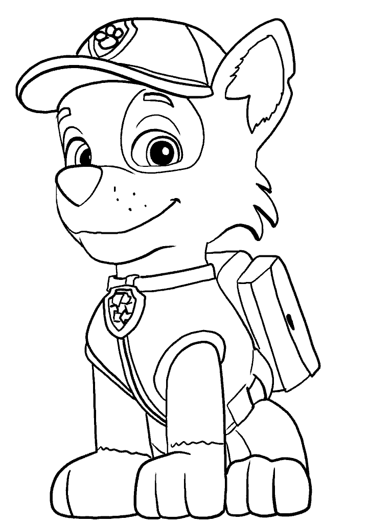 patrulha canina para colorir