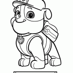 patrulha canina para colorir