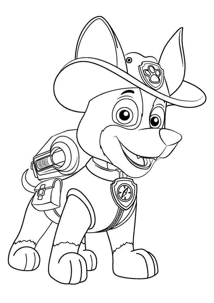 patrulha canina para colorir