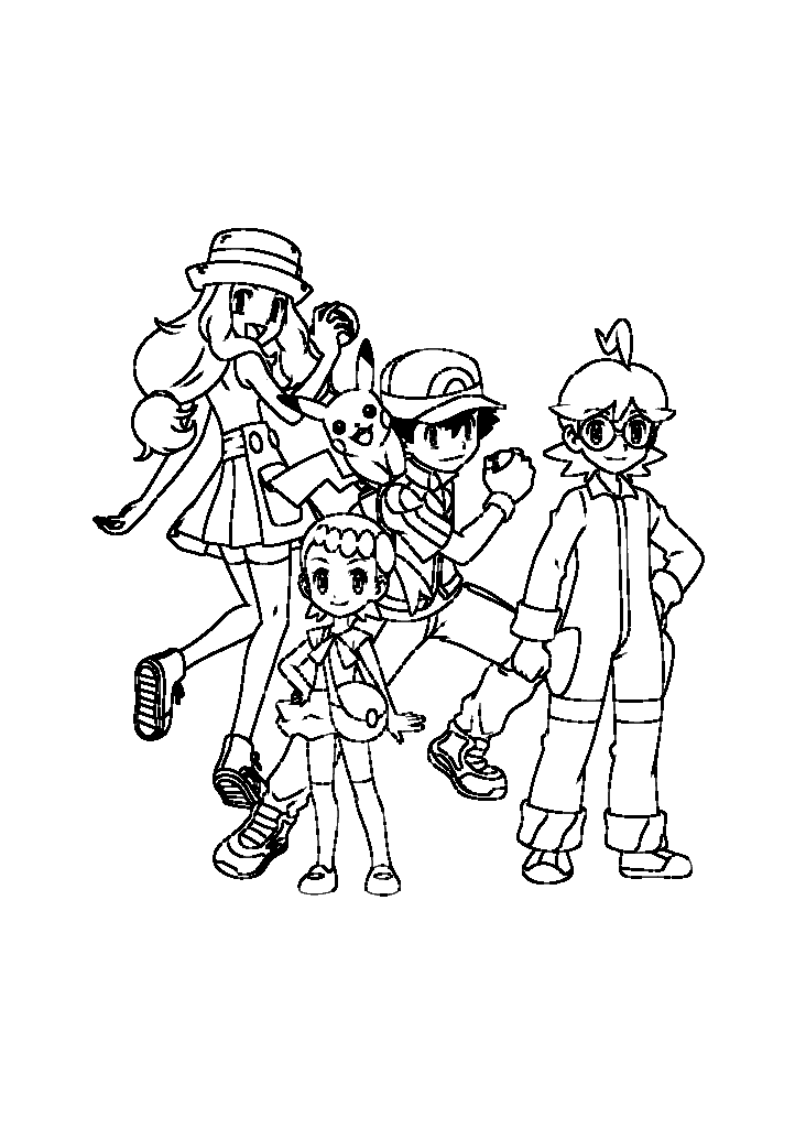 pokemon para colorir