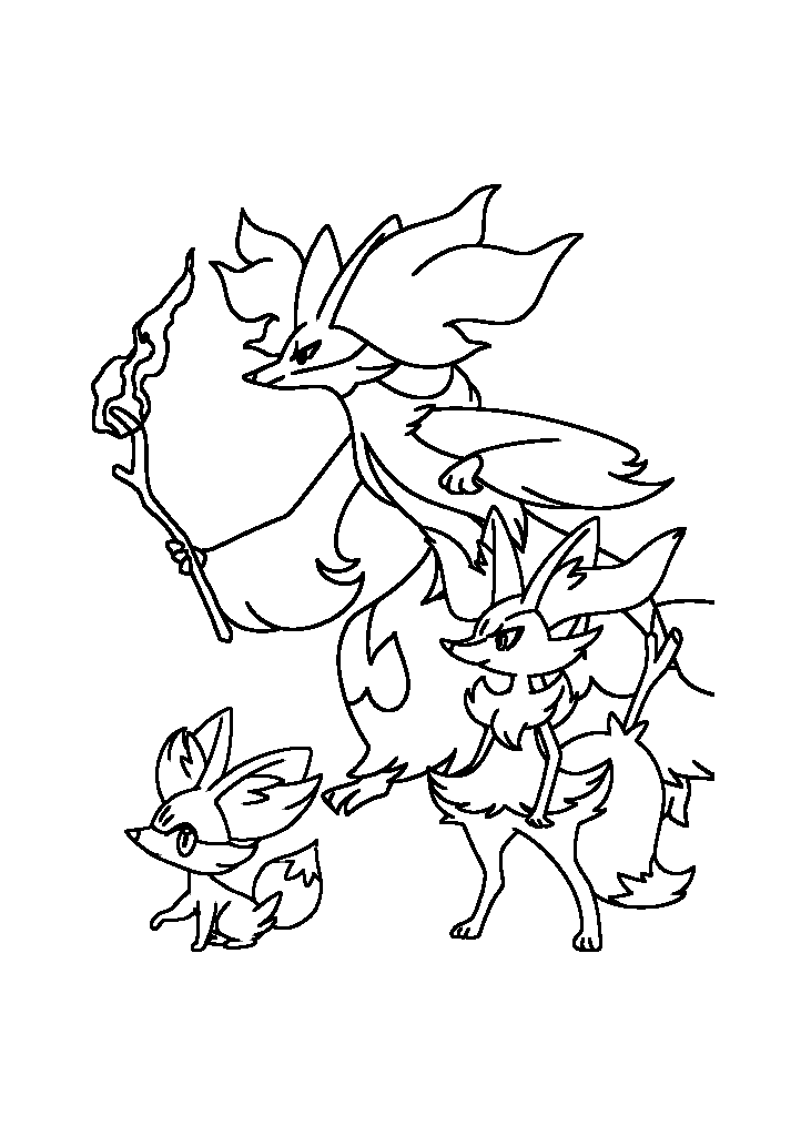 pokemon para colorir