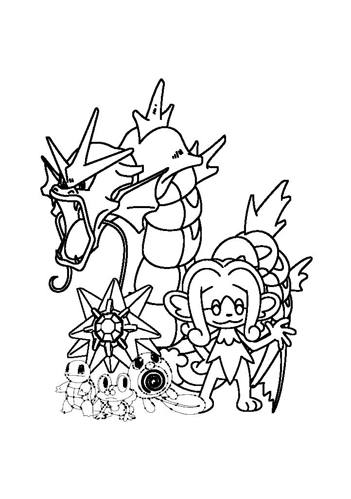 pokemon para colorir
