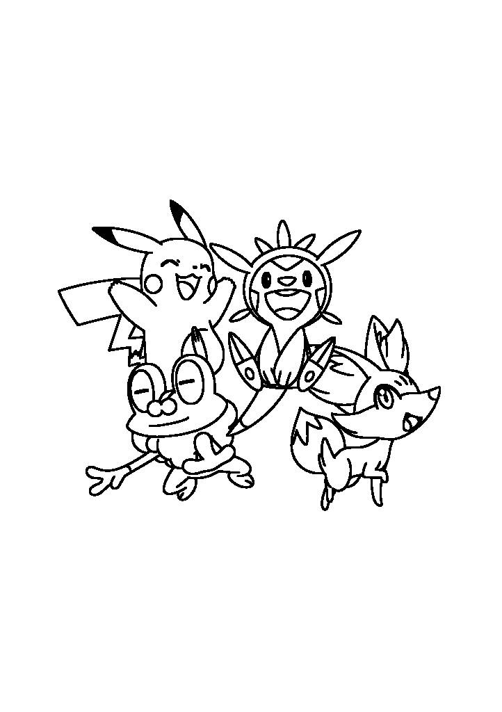 pokemon para colorir