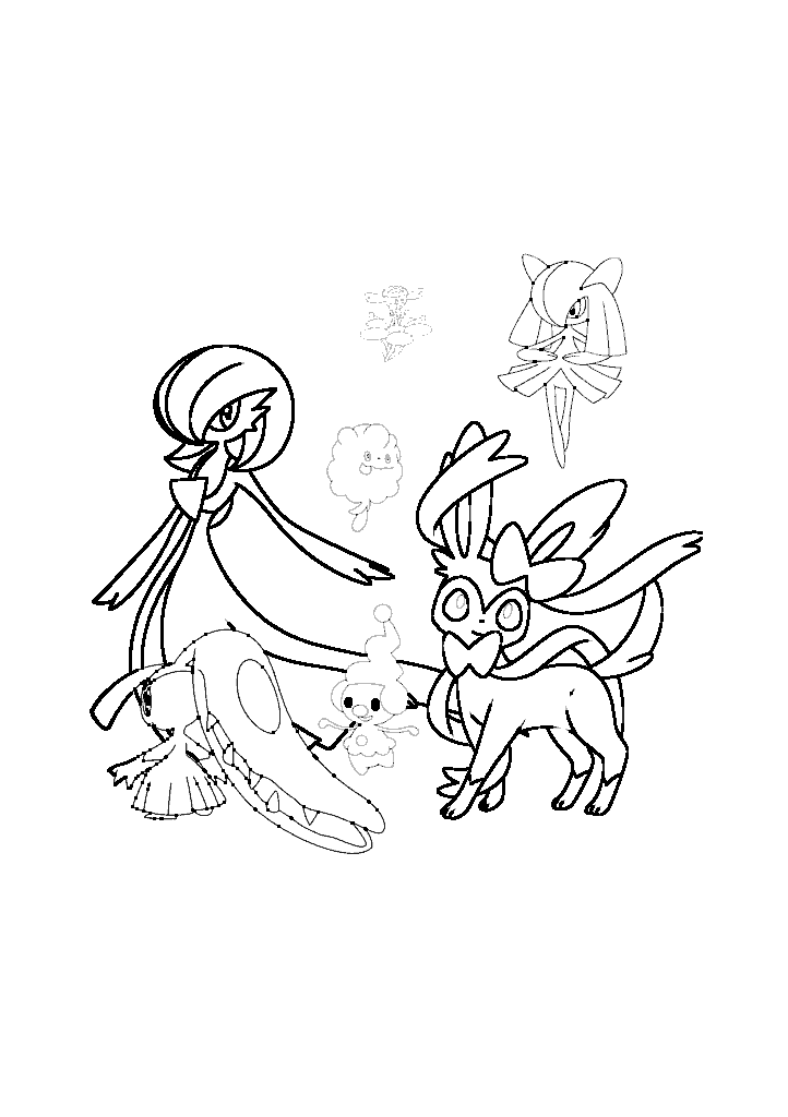 pokemon para colorir