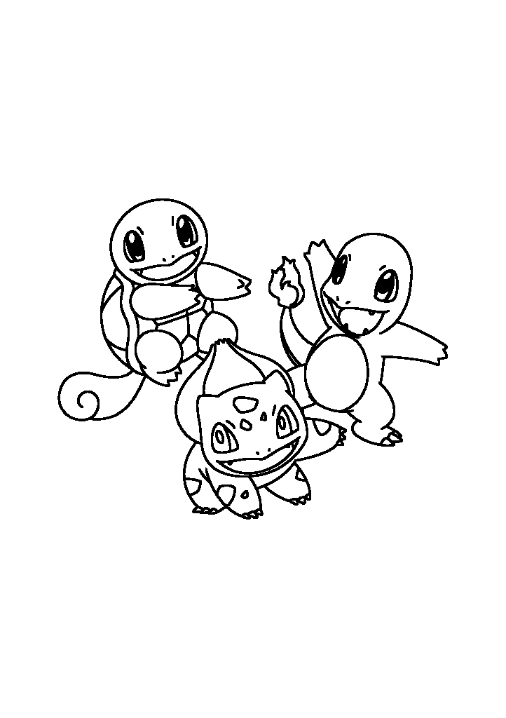 pokemon para colorir