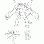 pokemon para colorir