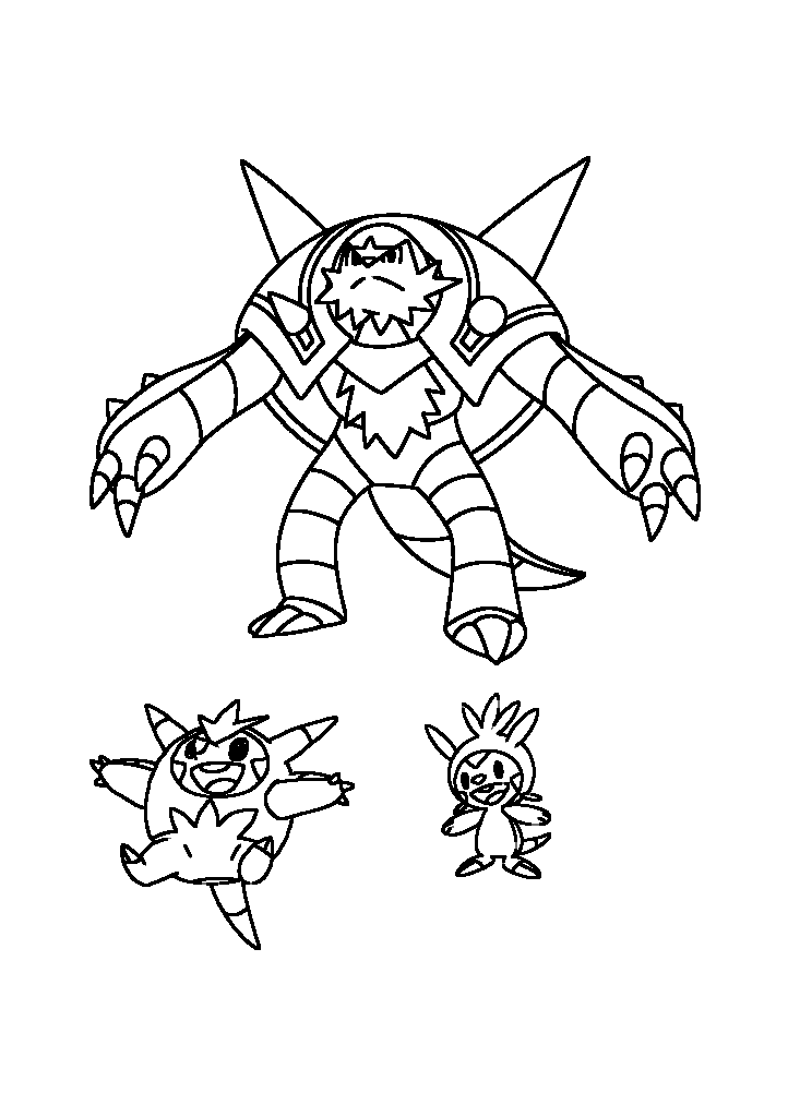 pokemon para colorir