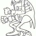sonic para colorir