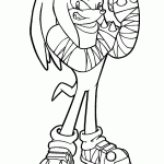 sonic para colorir