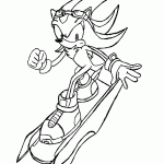 sonic para colorir