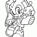 sonic para colorir