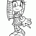 sonic para colorir