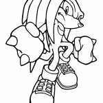 sonic para colorir