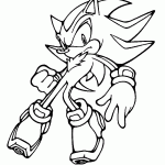 sonic para colorir
