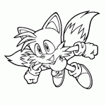 sonic para colorir